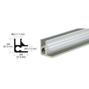  CRL Satin Anodized Aluminum 90 Degree Upright Extrusion by 