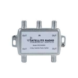  Satellite Radio 4 Way Amplified Splitter Kit Electronics
