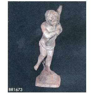  Metropolitan Galleries SRB991673 Boy holding Fish Bronze 