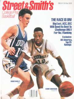 1990 STREET & SMITHS COLLEGE BASKETBALL YEARBOOK NMT  