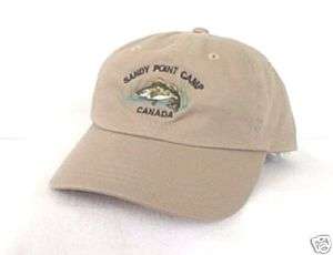 SANDY POINT CAMP* ONTARIO CANADA FLY FISHING HAT CAP  