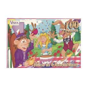  Alice In Wonderland, 100 Piece Jigsaw Puzzle Toys & Games