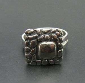 STERLING SILVER RING 925 HANDMADE SOLID ADJUSTABLE SIZE  