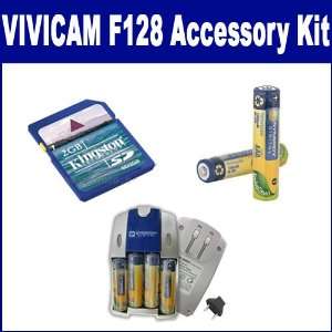  Vivitar ViviCam F128 Digital Camera Accessory Kit includes 