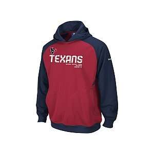 Reebok Houston Texans Mens Sideline Performance Hooded Sweatshirt XX 