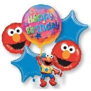  Birthday Balloons   Elmo Floating Birthday Bouquet Toys 