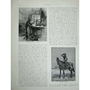    1886 Australia Wool Pressing Man Bar Horse Boundary