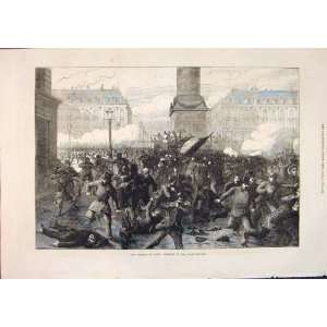    Conflict Paris France Civil War Place Vendome 1871
