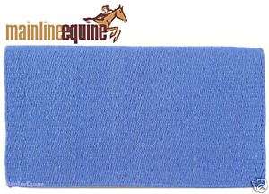 Mayatex Saddle Blanket San Juan Solid Periwinkle Blue  
