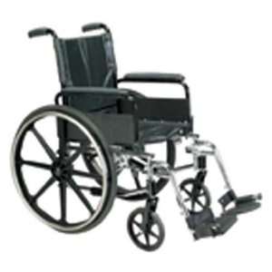  `Wheelchair Ltwt K 4 Flip Back Full Arms 18 Health 