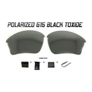 Samvette SE Custom T Oxide Black Polarized Lenses for Oakley Half 