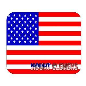  US Flag   Mount Clemens, Michigan (MI) Mouse Pad 