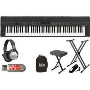  Yamaha CP50 88 Key Stage Piano KEY ESSENTIALS BUNDLE with 