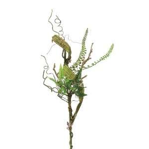  Pack of 6 Waters Edge Green Fern and Twig Decorative 