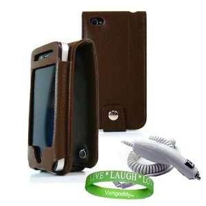  Apple iPhone 4 leather Case Accessories Kit BROWN Melrose 