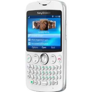    White Unlocked txt Smartphone with QWERTY Keyboard Electronics