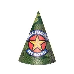 American Heroes Party Hats (8) LIMITED QUANTITY