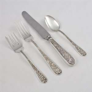  Corsage by Stieff, Sterling 4 PC Setting, Luncheon Size 