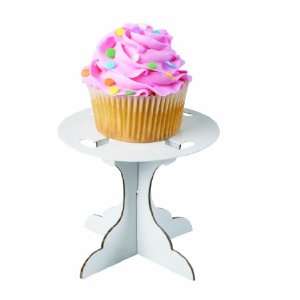 Wilton White Individual Cupcake Stands, 6 Count  Kitchen 