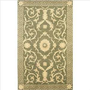  Chateau Green and Ivory Oriental Rug Size Runner 2 6 x 