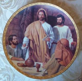 THE LAST SUPPER Plate Bradford Exch THE LIFE OF CHRIST  