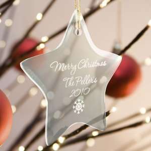  Personalized Star Christmas Tree Ornament