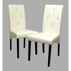 Warehouse of Tiffany White Dining Room Chairs (Set of 2)   