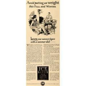   National Association Ice Saves Food Flavor IL   Original Print Ad