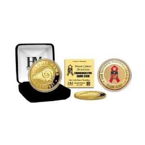  St. Louis Rams BCA 24KT Gold Game Coin