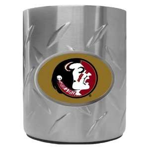 Florida State Seminoles NCAA Team Logo Diamond Plate Beverage Can 