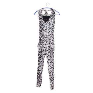 Leopard Prints Halter Sleeveless Womens Jumpsuits Rompers Pants 