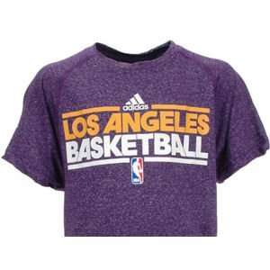  Los Angeles Lakers Outerstuff NBA Youth Heathered Practice T Shirt 