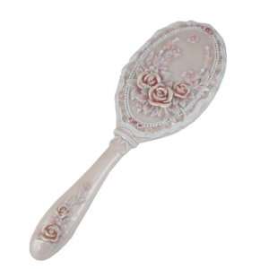  Victorian Rose Hair Brush Bejeweled Pink Beauty