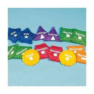    Geometric Shaped Bean Bags (14 pieces)   Bulk Toys & Games