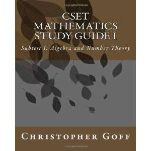   Algebra and Number Theory [Paperback] Dr. Christopher Goff Books