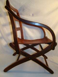   CIVIL WAR Officer CAMP CHAIR Old VICTORIAN Campaign WAGON Chair  