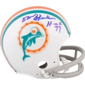   Autographed Mini Helmet  Details Miami Dolphins