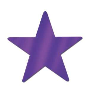  Foil Star Cutout   9   Purple Case Pack 324   708077 