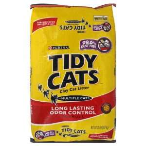 Tidy Cats Cat Litter, Clay, Long Lasting Odor Control Formula, 20 Lb 