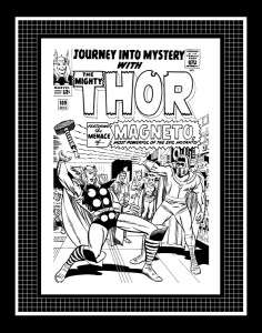 Jack Kirby Thor Journey Into Mystery #109 Production Art Cover  