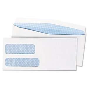  Double Window Security Tinted Invoice Envelope, Gummed 
