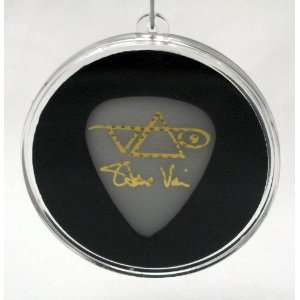 Steve Vai White Ibanez Guitar Pick With MADE IN USA Christmas Ornament 