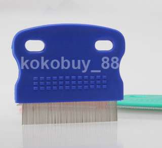V5492 New Pet Fine toothed Flea Comb Cat Dog Grooming Steel Small 