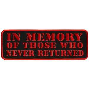  In Memory OfLower Back Patch Automotive