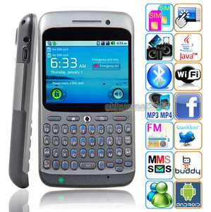   Band Dual SIM Android 2.2 WIFI TV Smart cell phone Qwwerty A8  