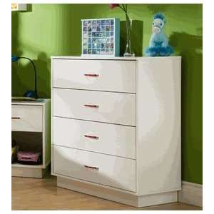 SouthShore Logik Collection 4 Drawer Chest (White) 3360034  