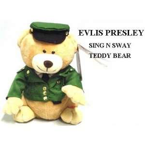  Elvis Singing GI Teddy Bear Toys & Games