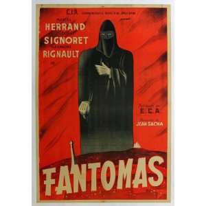  Fantomas Movie Poster (11 x 17 Inches   28cm x 44cm) (1947 