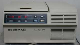 Beckman Accuspin FR Refrigerated Benchtop Centrifuge w/ AA10 50ml 