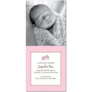  Birth Announcements   Baby Shoes Blushing By Sb Ann Kelle 
